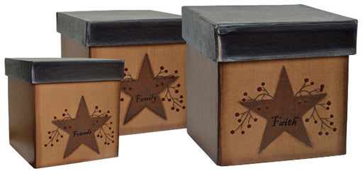 3/Set Star & Berry Boxes