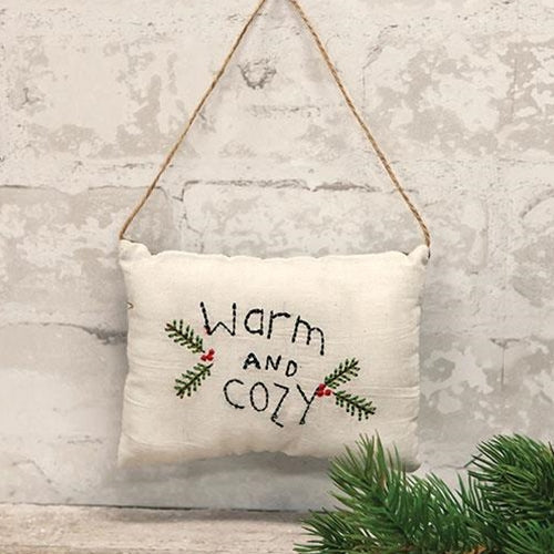 Warm & Cozy Pillow Ornament