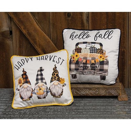 Happy Harvest Fall Pillows 2 Asstd.