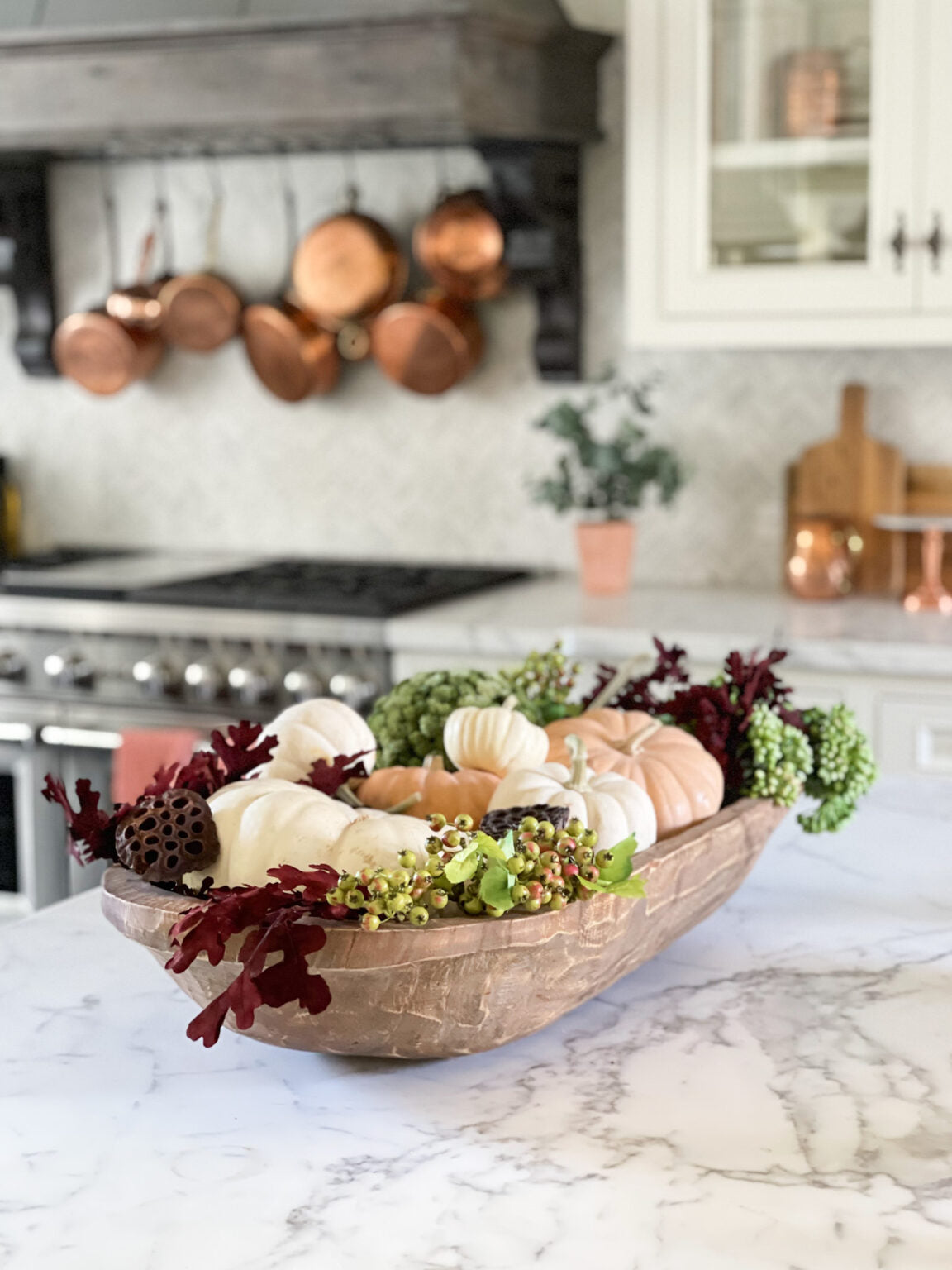 Dough Bowl Centerpieces