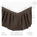 Kettle Grove King Bed Skirt 78x80x16