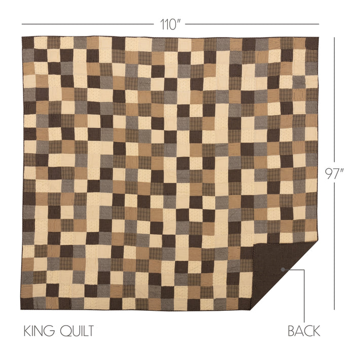 Kettle Grove King Quilt 110Wx97L