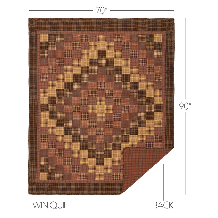 Prescott Twin Quilt 70Wx90L