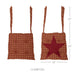 Burgundy Star Chair Pad