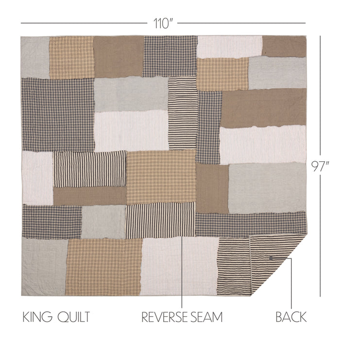 Ashmont King Quilt 110Wx97L