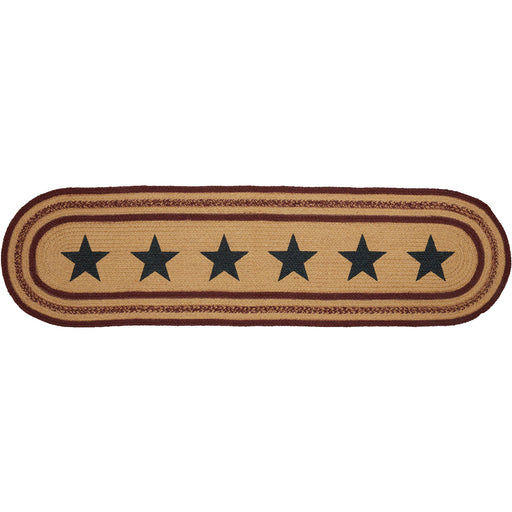 Potomac Jute Runner Stencil Stars 13x48