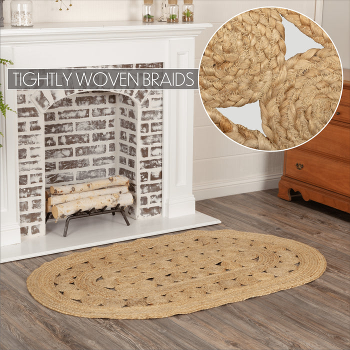 Celeste Jute Rug Oval 36x60