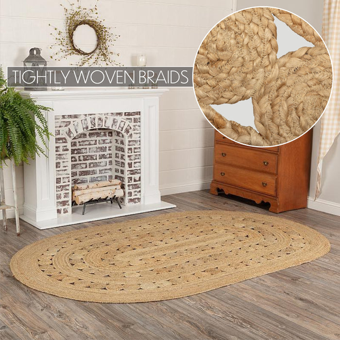 Celeste Jute Rug Oval 60x96