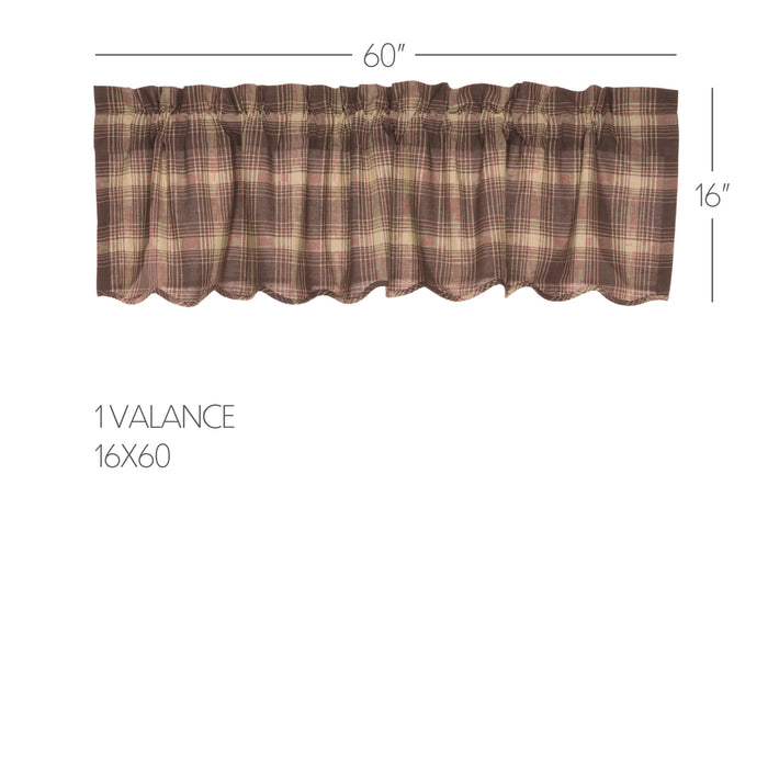 Dawson Star Scalloped Valance 16x60