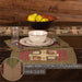 Tea Cabin Placemat Quilted Set of 6 12x18