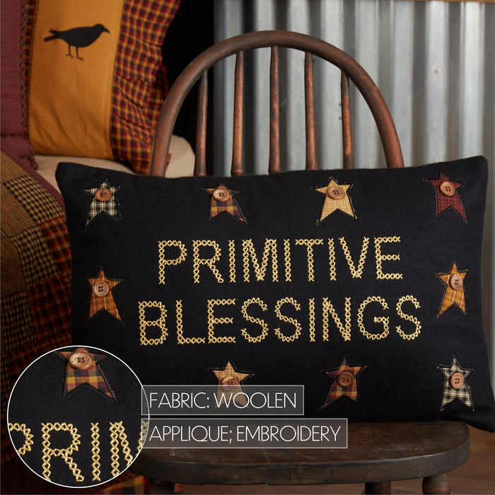 Heritage Farms Primitive Blessings Pillow 14x22