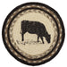 Sawyer Mill Charcoal Cow Jute Trivet 8