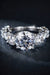 8 Carat Moissanite 925 Sterling Silver Ring Silver