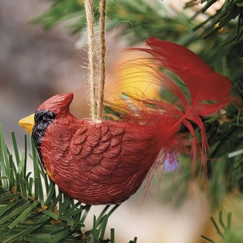 Resin Cardinal Ornament