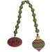 Joy & Christmas Bulb Beaded Ornament