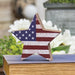 USA Flag Chunky Wooden Star