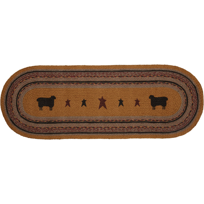 Heritage Farms Sheep Jute Runner 13x36