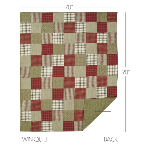 Prairie Winds Twin Quilt 70Wx90L