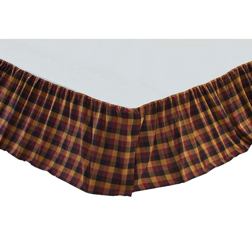 Heritage Farms Primitive Check Twin Bed Skirt 39x76x16