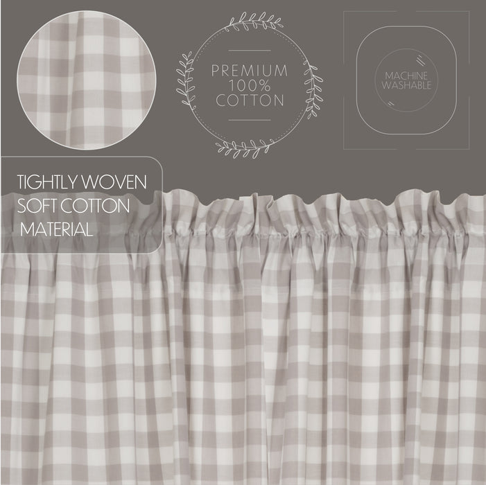 Annie Buffalo Grey Check Tier Set of 2 L24xW36