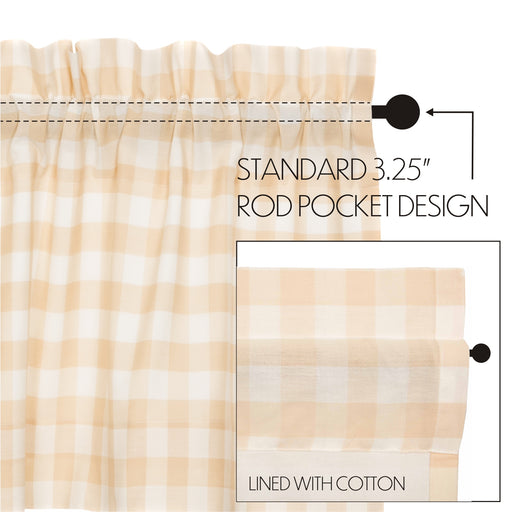 Annie Buffalo Tan Check Tier Set of 2 L24xW36