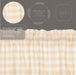 Annie Buffalo Tan Check Valance 16x60