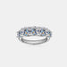 3.6 Carat Moissanite 925 Sterling Silver Ring Silver