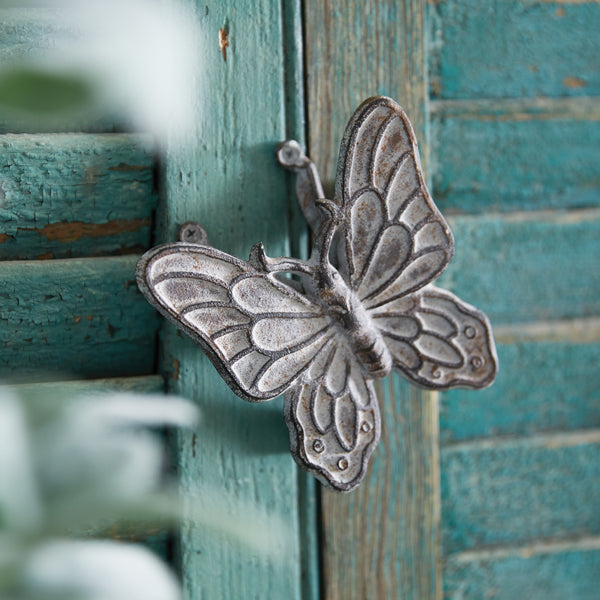 Cast Iron Butterfly Figurine - Box of 2