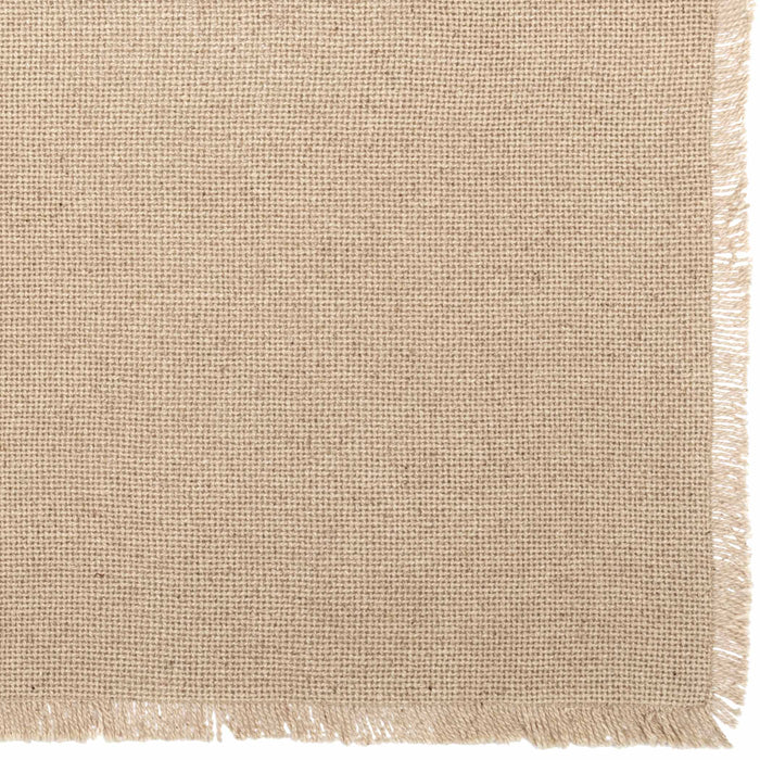 Burlap Vintage Runner Fringed 13x72