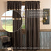 Kettle Grove Panel with Attached Valance Block Border Set of 2 84x40