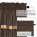 Kettle Grove Panel with Attached Valance Block Border Set of 2 84x40