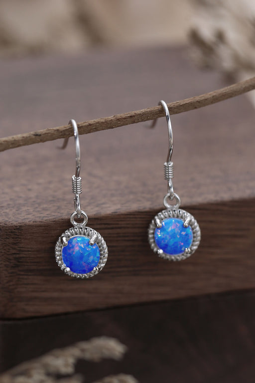 Join The Fun Opal Earrings Sky Blue One Size