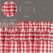 Annie Buffalo Red Check Ruffled Panel Set of 2 84x40