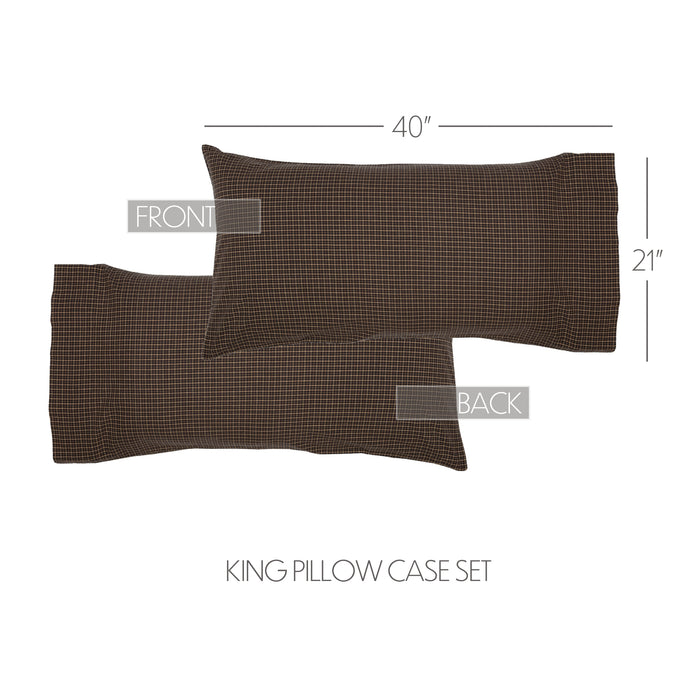 Kettle Grove King Pillow Case Set of 2 21x40