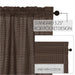 Kettle Grove Plaid Valance Scalloped 16x60