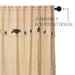 Kettle Grove Shower Curtain with Attached Applique Crow and Star Valance 72x72