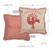 Sawyer Mill Red Windmill Pillow 18x18