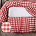 Annie Buffalo Red Check Twin Bed Skirt 39x76x16