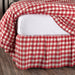 Annie Buffalo Red Check Twin Bed Skirt 39x76x16