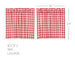 Annie Buffalo Red Check Tier Set of 2 L24xW36