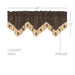 Kettle Grove Star Valance 20x60