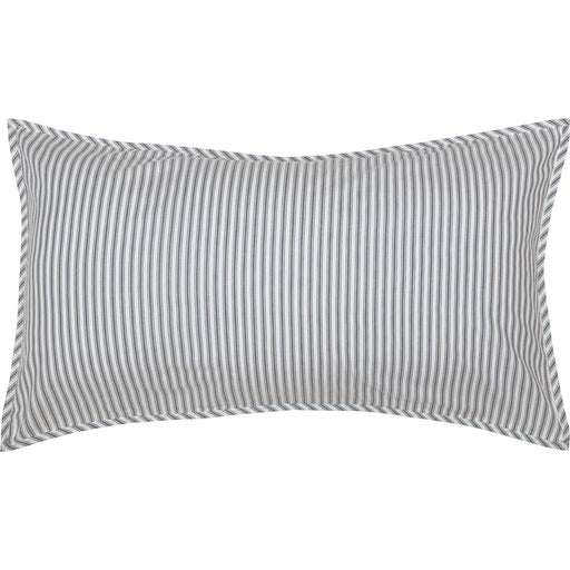 Sawyer Mill Blue Ticking Stripe King Sham 21x37