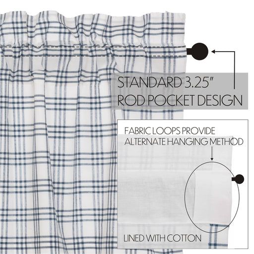 Sawyer Mill Blue Plaid Tier Set of 2 L24xW36