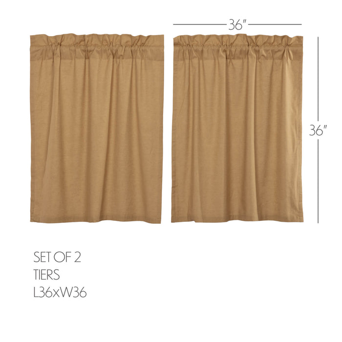 Simple Life Flax Khaki Tier Set of 2 L36xW36