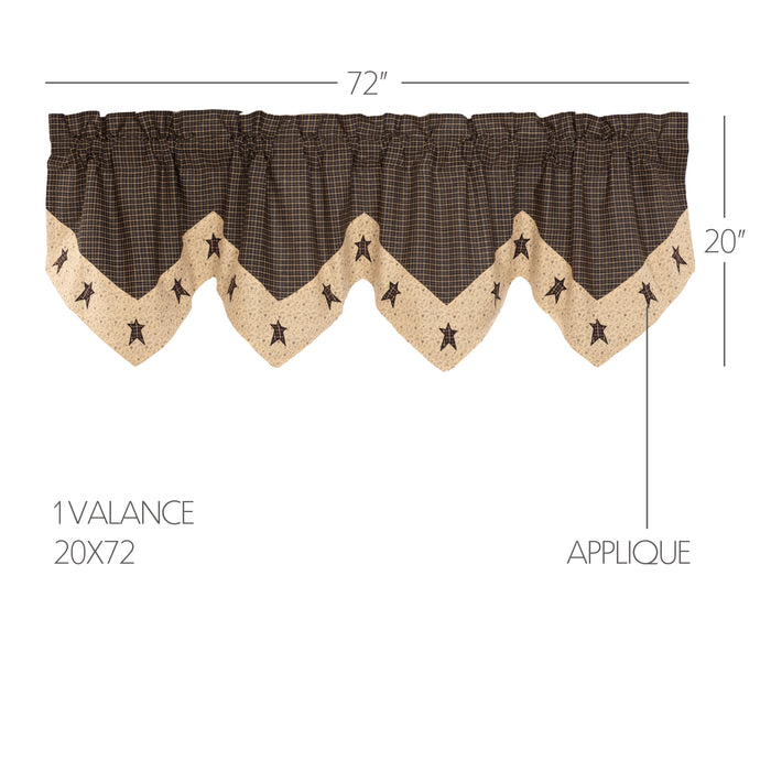 Kettle Grove Star Valance 20x72