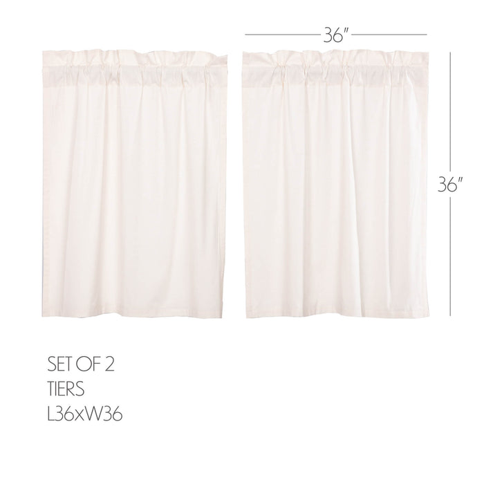 Simple Life Flax Antique White Tier Set of 2 L36xW36