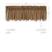 Cedar Ridge Valance Scalloped 16x60