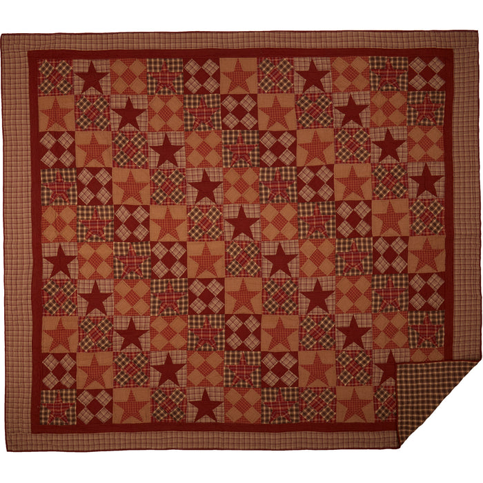 Dawson Star California King Quilt 130Wx115L