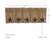 Farmhouse Star Applique Valance 16x60