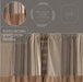 Sawyer Mill Charcoal Patchwork Valance 19x60